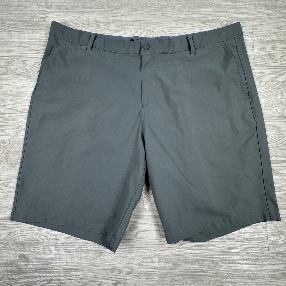 Puma Men's Golf Shorts Performance Stretch Grey 42‎ Silicone Waistband